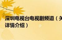 深圳电视台电视剧频道（关于深圳电视台电视剧频道的基本详情介绍）