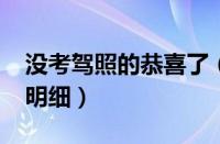 没考驾照的恭喜了（驾照新规2023年新规定明细）