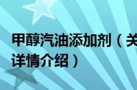 甲醇汽油添加剂（关于甲醇汽油添加剂的基本详情介绍）