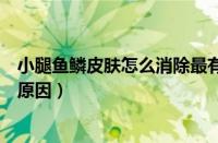 小腿鱼鳞皮肤怎么消除最有效（小腿上皮肤鱼鳞一样是什么原因）