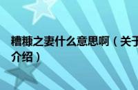 糟糠之妻什么意思啊（关于糟糠之妻什么意思啊的基本详情介绍）