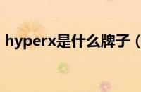 hyperx是什么牌子（hyperx是金士顿的吗）