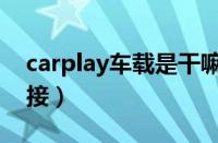 carplay车载是干嘛的（carplay车载怎么连接）