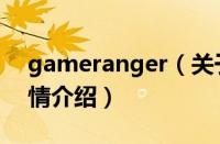 gameranger（关于gameranger的基本详情介绍）