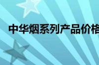 中华烟系列产品价格表（中华烟系列专题）