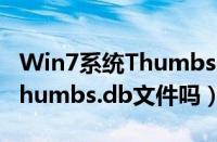 Win7系统Thumbs.db是什么文件（能删除Thumbs.db文件吗）