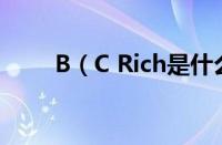 B（C Rich是什么牌子异形电吉他）