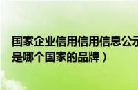 国家企业信用信用信息公示系统官网（贞采源Skinhealthy是哪个国家的品牌）