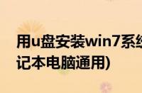 用u盘安装win7系统安装步骤(台式电脑、笔记本电脑通用)