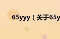 65yyy（关于65yyy的基本详情介绍）