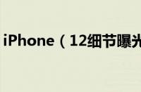 iPhone（12细节曝光：苹果首发5.4/6.1寸）