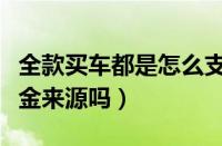 全款买车都是怎么支付（全款现金买车会查资金来源吗）