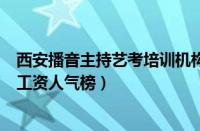 西安播音主持艺考培训机构（西安比较有名的播音艺考培训工资人气榜）