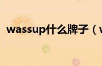 wassup什么牌子（wassup抄袭哪些牌子）