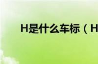 H是什么车标（H车牌标志是什么车）