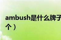 ambush是什么牌子（ambush品牌官网是哪个）