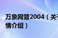 万象网管2004（关于万象网管2004的基本详情介绍）