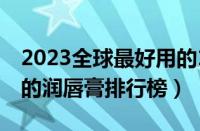 2023全球最好用的16款润唇膏（全球最好用的润唇膏排行榜）