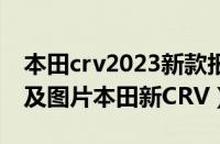 本田crv2023新款报价及图片（新款crv报价及图片本田新CRV）