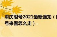 重庆限号2021最新通知（限行范围重庆主城4座大桥限行限号来看怎么走）