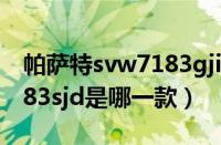 帕萨特svw7183gji叫什么车（帕萨特svw7183sjd是哪一款）