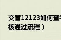 交管12123如何查学时（12123查看学时审核通过流程）