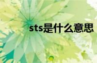 sts是什么意思（ats是什么意思）