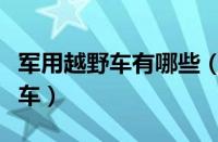 军用越野车有哪些（世界排名前十的军用越野车）