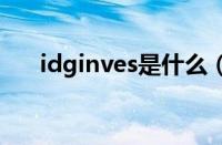 idginves是什么（iDrive是什么意思）