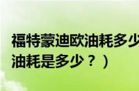 福特蒙迪欧油耗多少钱一公里（新蒙迪欧真实油耗是多少？）