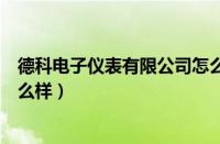 德科电子仪表有限公司怎么样（德科电子狗如何、好吗、怎么样）