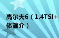 高尔夫6（1.4TSI+DSG的性能怎么样及其整体简介）