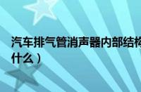 汽车排气管消声器内部结构图片（排气管消声器工作原理是什么）