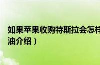 如果苹果收购特斯拉会怎样（如果汽车漏油解决办法汽车漏油介绍）