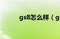 gs8怎么样（gs8怎么设置油耗）