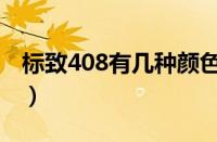 标致408有几种颜色（标致408什么颜色好看）