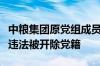 中粮集团原党组成员、副总经理周政严重违纪违法被开除党籍