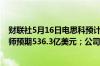 财联社5月16日电思科预计全年营收536亿-538亿美元分析师预期536.3亿美元；公司原本预计515亿-525亿美元