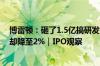 博雷顿：砸了1.5亿搞研发研发人员年薪超40万产品毛利率却降至2%｜IPO观察