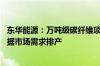 东华能源：万吨级碳纤维项目兼具大丝束和小丝束产能 将根据市场需求排产