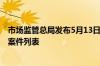 市场监管总局发布5月13日-5月19日无条件批准经营者集中案件列表