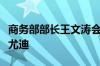 商务部部长王文涛会见阿联酋外贸国务部长宰尤迪