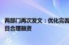 两部门再次发文：优化完善城市协调机制 精准支持房地产项目合理融资