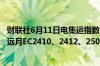 财联社6月11日电集运指数 欧线主力合约日内一度跌超9%；远月EC2410、2412、2502、2504合约跌停