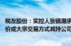 税友股份：实控人张镇潮承诺12个月内不以二级市场集中竞价或大宗交易方式减持公司股份