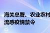 海关总署、农业农村部：解除波兰高致病性禽流感疫情禁令