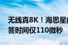 无线真8K！海思星闪技术再次突破：收发应答时间仅110微秒