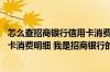 怎么查招商银行信用卡消费明细 在哪里可以找到自己的信用卡消费明细 我是招商银行的信用卡用户