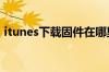 itunes下载固件在哪里 itunes下载固件位置