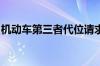 机动车第三者代位请求商业第三者责任保险金